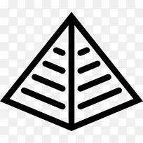 电脑图标剪贴画金字塔形状