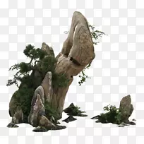 庭石石岩花园-石头