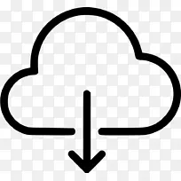 云计算计算机图标云存储云计算