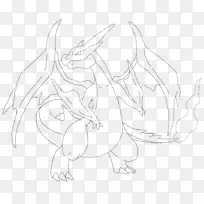 线条艺术白色卡通鞋素描孩子