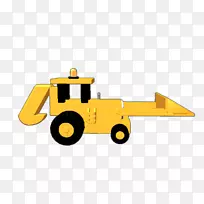推土机玩具汽车车轮拖拉机刮板推土机