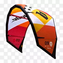 动力风筝滑雪板-PNG薄雾