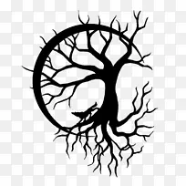 生命之树纹身凯尔特神圣之树凯尔特结-树