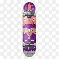 迪丝滑板紫色-紫色