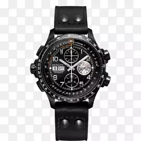 汉密尔顿男士卡其布航空x风自动计时表汉密尔顿手表公司自动手表