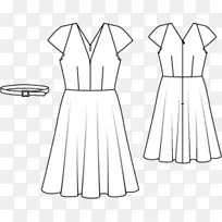 布达式缝纫图案-连衣裙