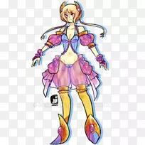 仙女卡通肌肉剪贴画-最近的月亮