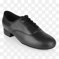 鞋号皮革新平衡舞厅舞-黑色皮鞋