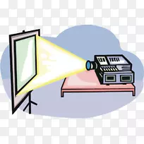 多媒体投影仪lcd投影机投影屏幕交互式剪贴画投影机部分