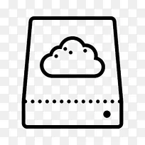 电脑图标下载云存储笑脸