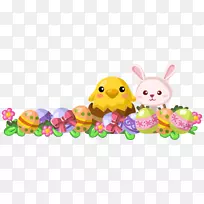 复活节兔子复活节彩蛋游戏用户界面