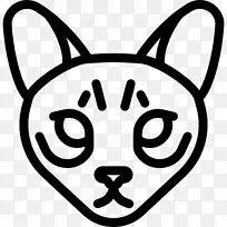 萨凡纳猫sphynx猫缅因州电脑图标剪辑艺术动物图标