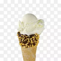 冰淇淋锥冻酸奶冰沙圣代冰淇淋