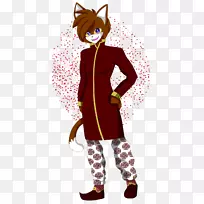 脊椎动物服装卡通吉祥物-蓝猫