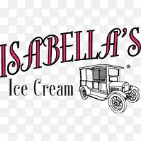 伊莎贝拉冰淇淋圣代甜点冰淇淋三明治-小新鲜冰淇淋
