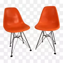 Eames躺椅Eames存储单元桌子塑料椅