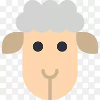 鼻子剪贴画-羊肉图标