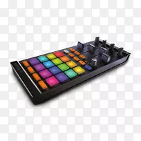 本地乐器Traktor kontrol f1 dj控制器麦克风乐器.本机乐器