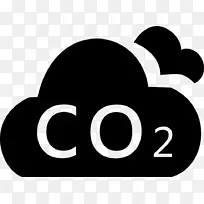 空气污染计算机图标二氧化碳自然环境