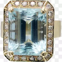 订婚戒指诞生石钻石翡翠戒指