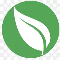 清洁绿色清洁服务-叶标志
