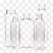 玻璃瓶，水瓶，塑料瓶，玻璃瓶