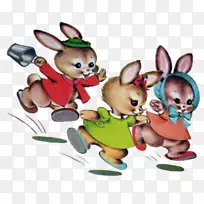 兔子复活节兔子大兔子剪贴画-兔子