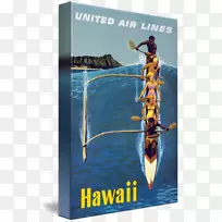 夏威夷联合航空公司海报-夏威夷海报