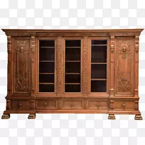 橱柜自助餐和餐具，木头，污渍柜，古董橱柜.橱柜