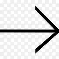 直线三角形字体-向右