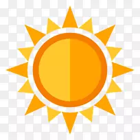 电脑图标-免费橙色太阳