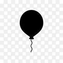 气球轮廓电脑图标-免费气球
