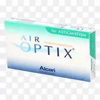 O2 Optix空气Optix aqua多焦隐形眼镜
