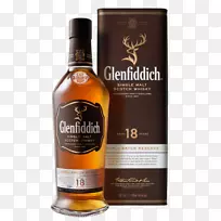 Glenfiddich单份麦芽威士忌单麦芽苏格兰威士忌-Glenfiddich