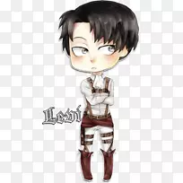 Levi Eren Yeager Mikasa Ackerman攻击泰坦角色扮演-人