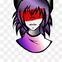 传说中的人类发色粉红m剪贴画