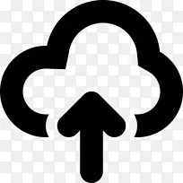 计算机图标云存储上传云计算下载云计算