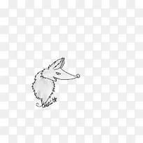 犬科线艺术狗素描头线