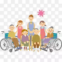 照顾者疗养院小组之家認知症高齢者グループホーム通所施設-视障人士日