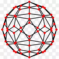 菱形十二面体对称多面体顶点二十面体面