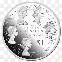 伊丽莎白二世新西兰君主加冕纪念币加冕周年纪念