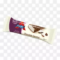 软糖雀巢巧克力棒阿特金斯减肥巧克力椰子巧克力