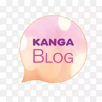 商标粉红色m字型-kanga