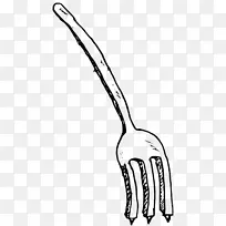 叉子匙夹艺术-叉子
