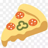 夏威夷比萨饼表情符号食物比萨饼
