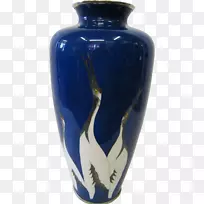 花瓶钴蓝花瓶