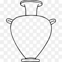 古希腊陶器花瓶夹艺术-橄榄冠