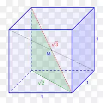 立方体几何长方体面边立方体