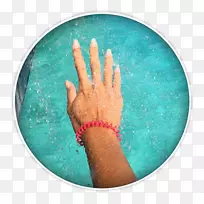 拇指占位符名称头发平衡弹簧绿松石.弹簧圆