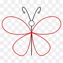 蝴蝶角夹子艺术.几何图形
